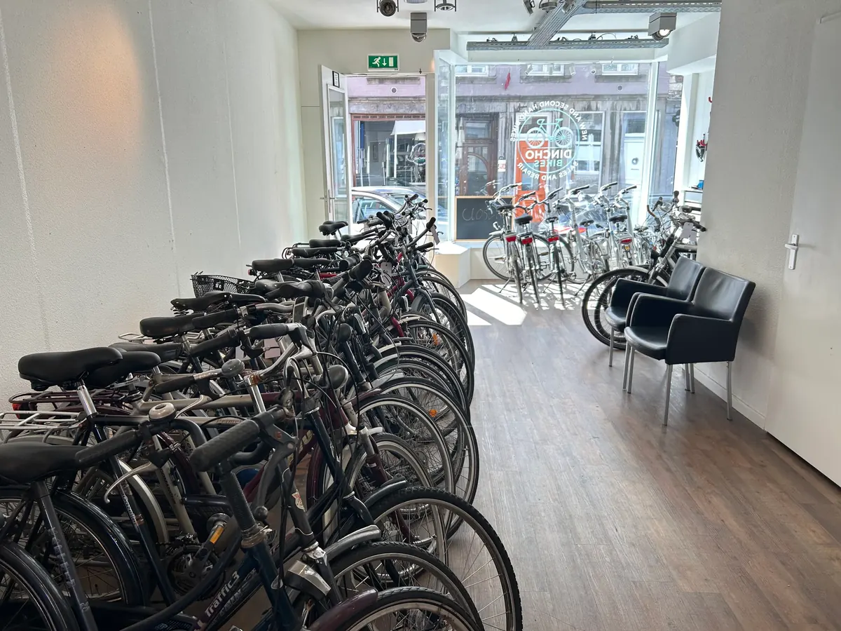 Fietsen showroom